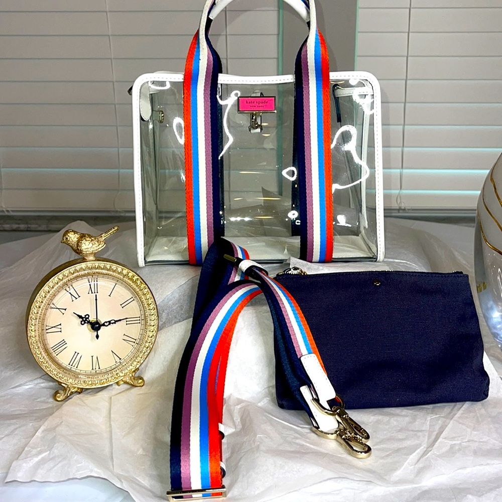 kate spade new york Sam Medium Clear Satchel